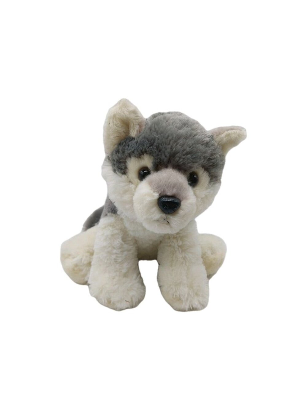 Aurora Destination Nation 10" Sitting Husky Wolf Dog Stuffed Animal Plush 2017